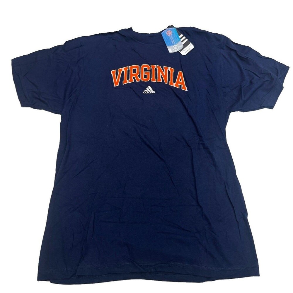 Virginia Cavaliers Adidas Ncaa Official Short Sleeve Shirt Men's New w Tags XL